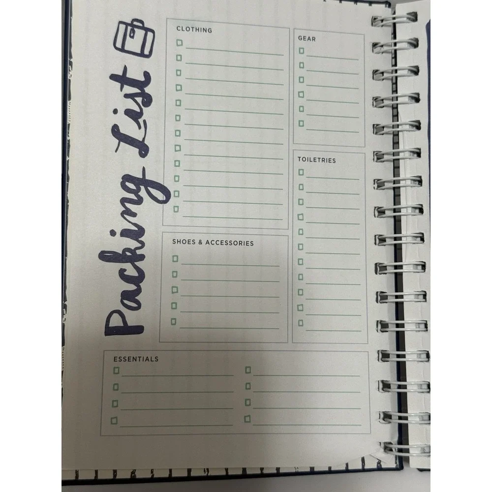 Travel Journal Notebook Diary‎ Navy 